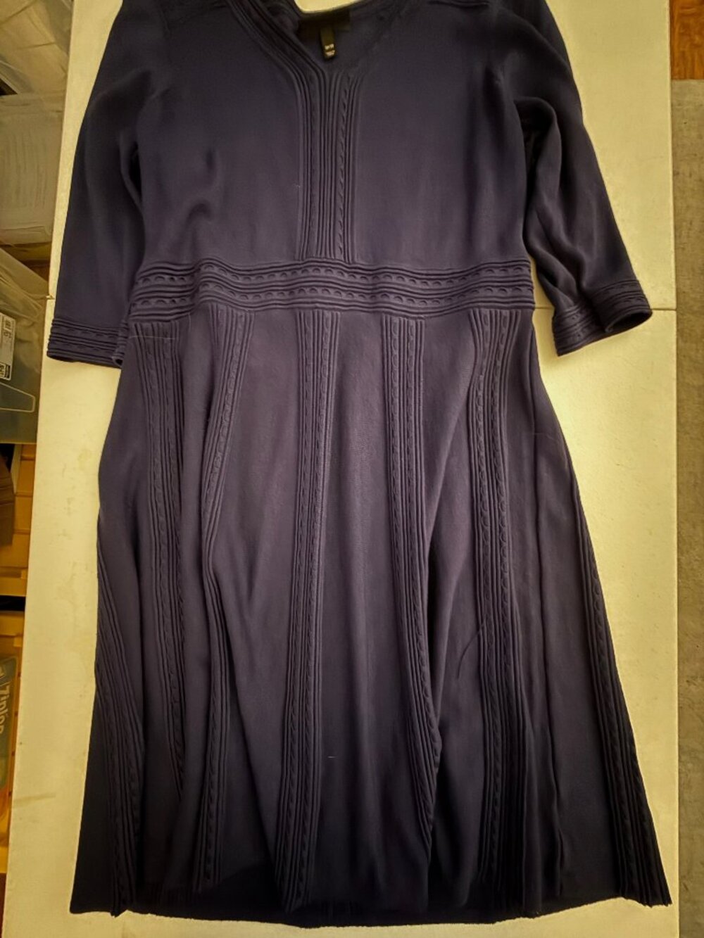 Lane Bryant, Midi Dress, Navy, 18/20